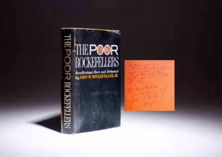 Signed first edition of The Poor Rockefellers by John W. Rockefeller, Jr.