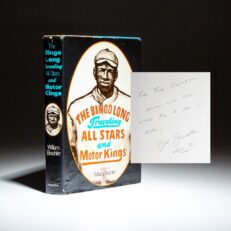 Signed first edition of The Bingo Long Traveling All-Stars and Motor Kings by William Brashler.