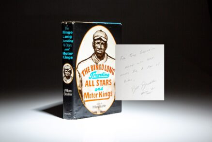 Signed first edition of The Bingo Long Traveling All-Stars and Motor Kings by William Brashler.