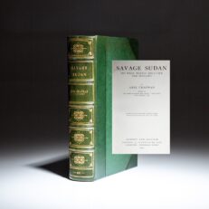 First edition of Savage Sudan by Abel Chapman in a fine binding.