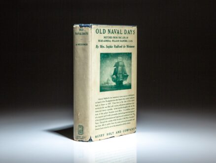 First edition of Old Naval Days by Sophie Radford De Meissner, in the scarce original dust jacket.