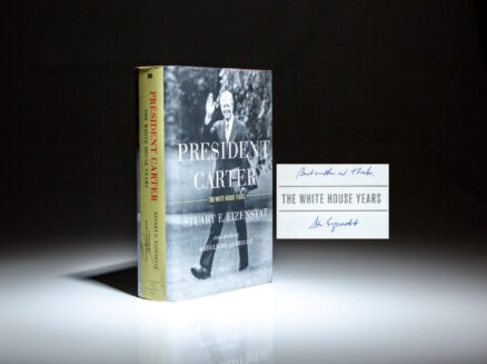First edition of President Carter: The White House Years, signed by the author, Stuart E. Eizenstat.