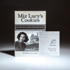 First edition of Miz Lucy's Cookies by Eddie Faye Gates, inscribed to former U.N. Ambassador and diplomat Edward J. Perkins.