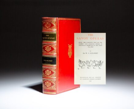 First edition, third printing of The Savoy Operas by W.S. Gilbert in a fine binding.