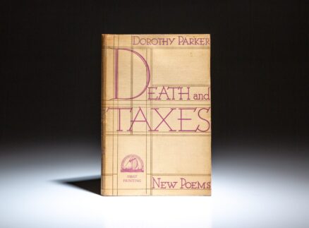 First edition of Death and Taxes by Dorothy Parker.