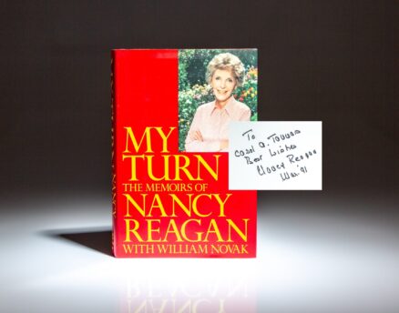 Inscribed first edition of My Turn by Nancy Reagan.