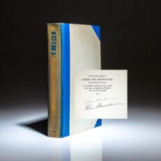 Deluxe limited edition of Under the North Pole, signed by Sir Hubert Wilkins and Lieutenant Commander Sloan Danenhower.