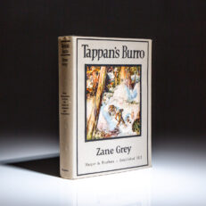 From the author's personal library, first edition of Tappan's Burro by Zane Grey.