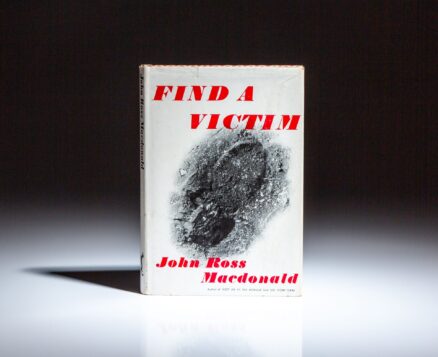 First edition of Find a Victim by John Ross Macdonald, in the scarce first state dust jacket.