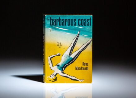 First edition of The Barbarous Coast by Ross Macdonald, in the publisher's first state dust jacket.