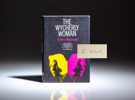 Signed first edition of The Wycherly Woman by Ross Macdonald.