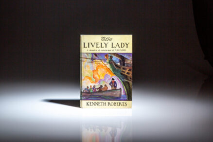 Scarce first edition, first printing of The Lively Lady by Kenneth Roberts.