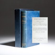 First edition, first state of Catriona by Robert Louis Stevenson.