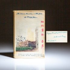 First edition of The Silent Traveller in New York by Chiang Yee, signed by former President of Indiana University, William Lowe Bryan.