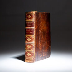 First edition of The History of the Life of Jesus Christ by Reverend George Benson published in 1764.