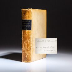 Early edition of General Surgical Pathology and Therapeutics by Theodor Billroth, from the library of Dr. Harriette O. McCalmont, a prominent Michigan suffragette.