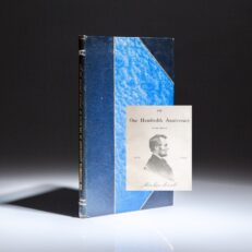 First edition of The One Hundredth Anniversary of the Birth of Abraham Lincoln, published in 1908.