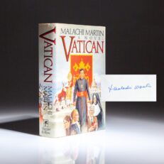 Signed first edition of Vatican: A Novel by Malachi Martin.