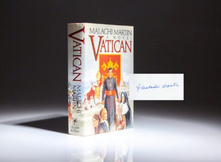 Signed first edition of Vatican: A Novel by Malachi Martin.