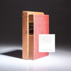 Signed limited edition of Strictly Personal by W. Somerset Maugham.