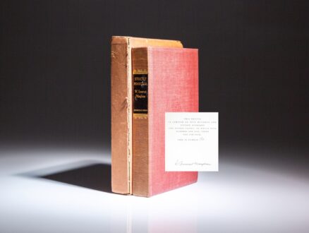 Signed limited edition of Strictly Personal by W. Somerset Maugham.