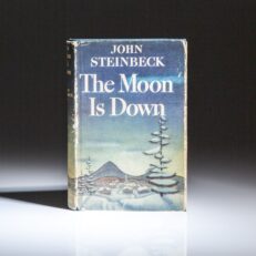 First edition, first issue of The Moon is Down by John Steinbeck, in a first state dust jacket.