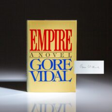 Signed first edition of Empire by Gore Vidal.