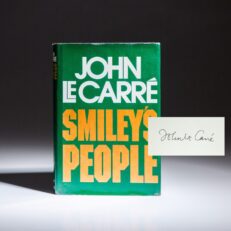 Signed first American edition of Smiley's People by John le Carré.