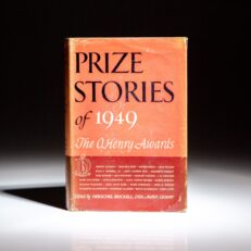 First edition of Prize Stories of 1949: The O. Henry Awards, featuring the first book appearances of "Just before the War with the Eskimos" by J.D. Salinger and "The Lottery" by Shirley Jackson.