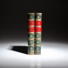 First edition of Across Africa by Verney Lovett Cameron, two volumes, published in 1877.