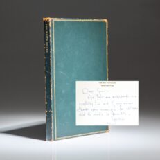 Limited edition of The White House: An Historic Guide, inscribed by First Lady Jackie Kennedy to Jane Engelhard, philanthropist and benefactor of the White House restoration project.