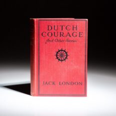 First edition of Dutch Courage and Other Stories by Jack London.