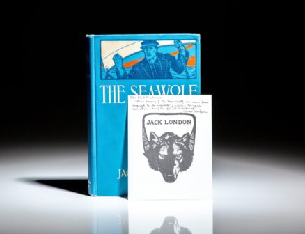 First edition, second issue, of The Sea-Wolf by Jack London, with illustrations by W.J Aylward.