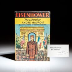 Signed first edition of Eisenhower: The Liberator by Andre Maurois.