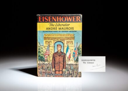 Signed first edition of Eisenhower: The Liberator by Andre Maurois.