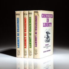 Complete four volume set of Conceived in Liberty by Murray N. Rothbard, all first printings.