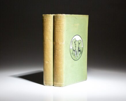 First edition of With Flashlight and Rifle by Carl Georg Schillings.