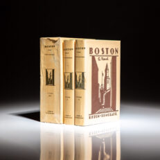 First edition of Boston: A Novel by Upton Sinclair.