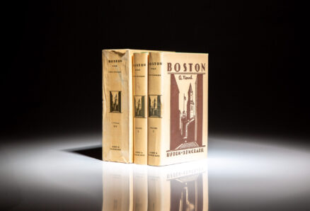 First edition of Boston: A Novel by Upton Sinclair.