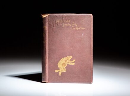 Second edition of The Celebrated Jumping Frog of Calaveras County, and Other Sketches by Mark Twain.