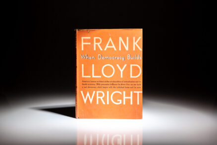 First edition of When Democracy Builds by Frank Lloyd Wright.