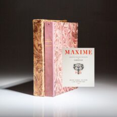 First edition of Maxime by Henri Duvernois, published in 1929.