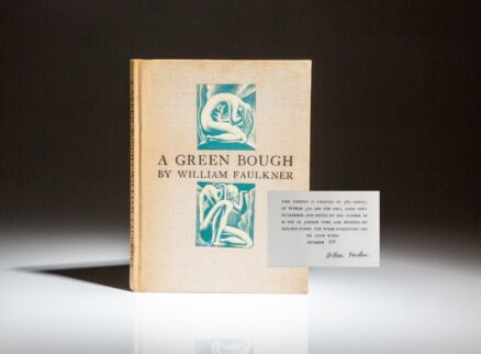 Signed limited edition of A Green Bough by William Faulkner.