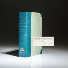 Signed limited edition of The Hamlet, the first book in the Snopes Trilogy, by William Faulkner.