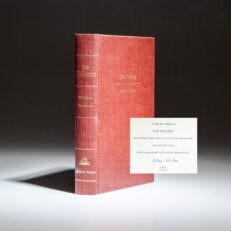 Signed limited edition of The Reivers: A Reminiscence by William Faulkner.