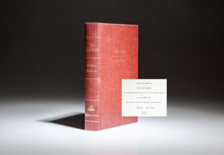 Signed limited edition of The Reivers: A Reminiscence by William Faulkner.