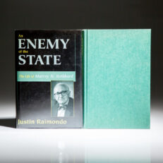 Advance review copy of An Enemy of the State: The Life of Murray N. Rothbard by Justin Raimondo.