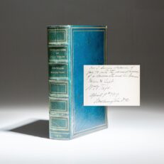 Recollections of Full Years by Helen Herron Taft, inscribed by former President William Howard Taft to a Yale Classmate.