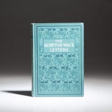 First edition of The Kempton-Wace Letters, by Jack London and Anna Strunsky.