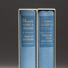 Limited edition of the Memoirs of Harry Truman, for the personal use of former President Truman.